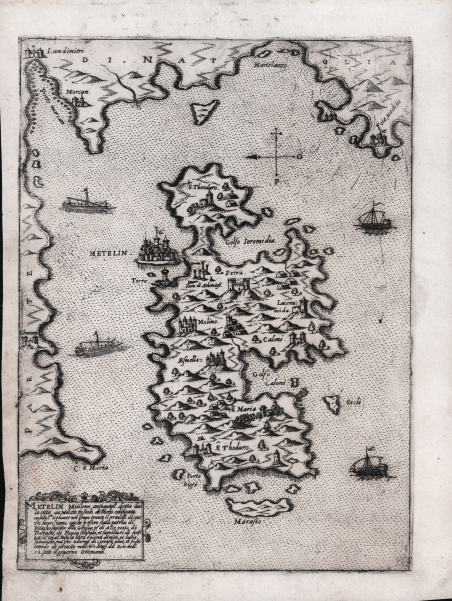 Metelin Mitilene antiquament. detta da la citta da Miletto di …