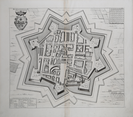 Mirandole dans la Lombardie