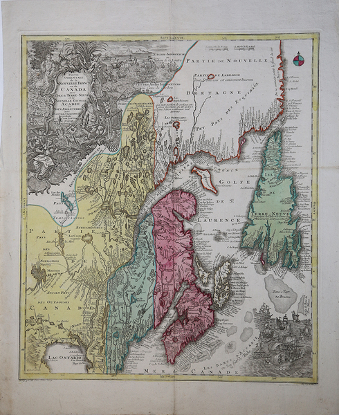 Parte Orientale de la Nouvelle France ou de Canada….