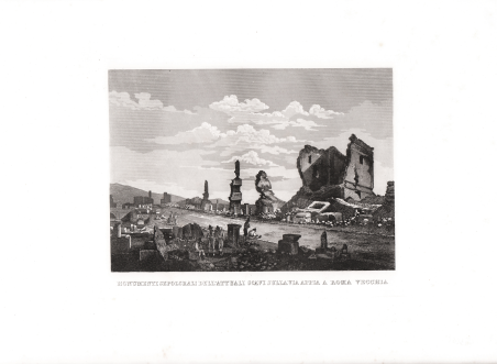 Monumenti sepolcrali dell'attuali scavi sulla via Appia a Roma Vecchia