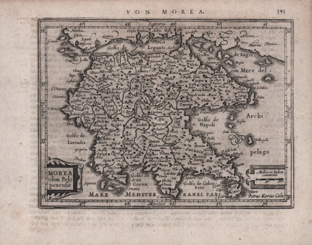 Morea olim Peloponensis