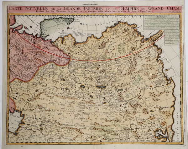 Carte Nouvelle de la Grande Tartarie ou de L'Empire du …