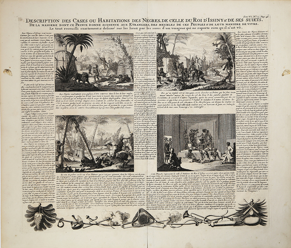 Description des cases ou Habitations des Negres, de Celle du …