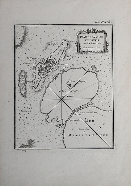 Plan de la Ville de Tunis et ses Environs