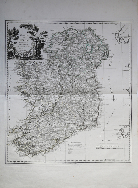 Karte von Ireland