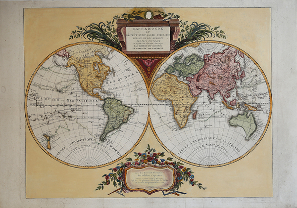 Mappemonde ou Description du Globe Terrestre