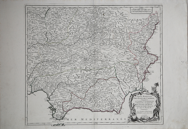Partie Meridionale Des Etas de Castille… Valence.