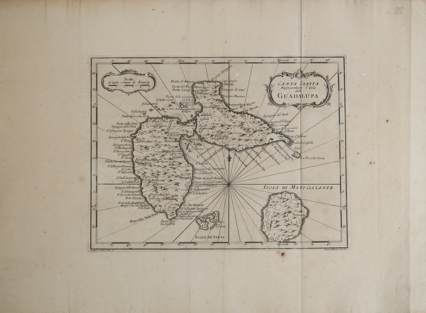 Carta Esatta Rappresentante l'Isola della Guadalupa