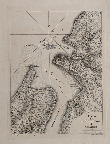Piano della Città Rada, e Porto di Chagre