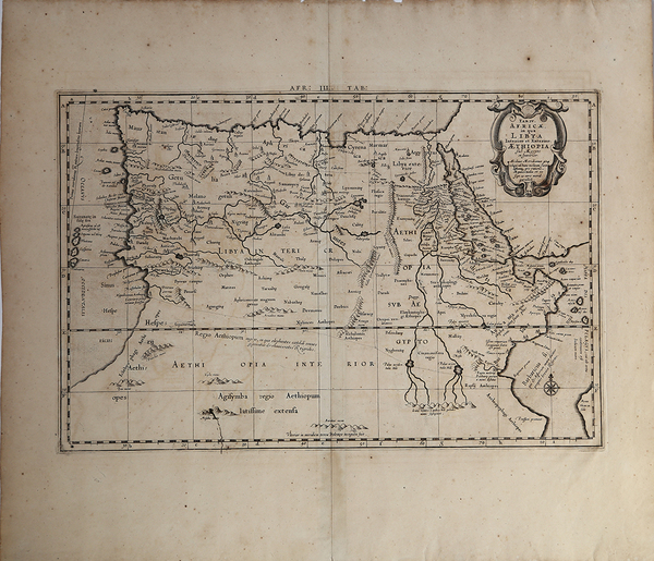 Tab. IV Africae in qua Libya Interior et Exterior Aethiopia.