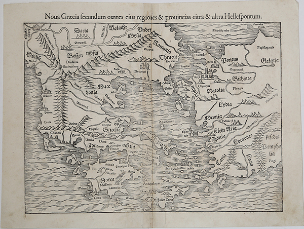 Noua Graecia secundum omnes eius regiones & prouincias & ultra …