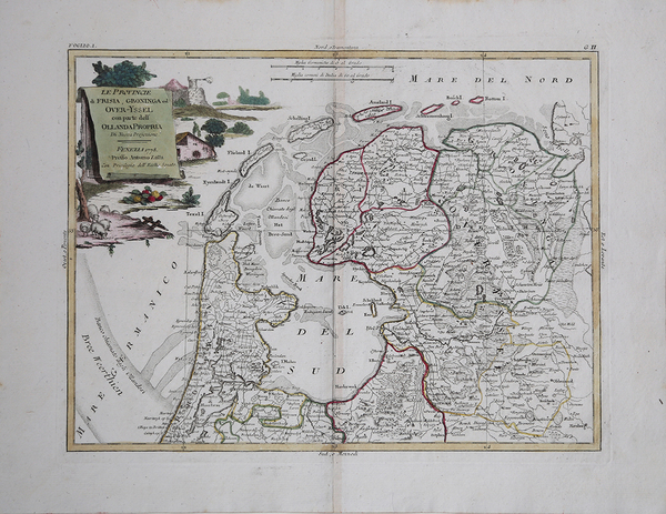 Le Provincie di Frisia, Groninga ed Over-Yssel con parte dell'Ollanda …
