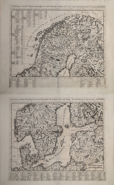 Carte de la parte Septentrionale du royaume de avec une …