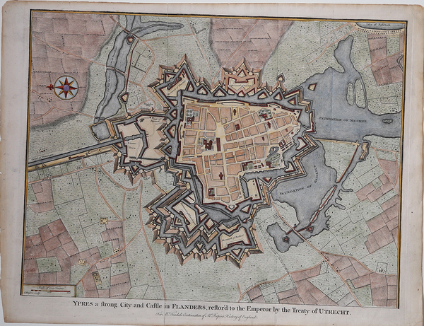 Ypres a strong City and Castle in Flanders,restor'd to the …