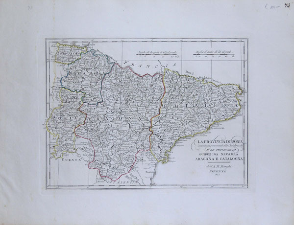 La Provincia di Soria e le Provincie di Guipuzcoa Navarra …