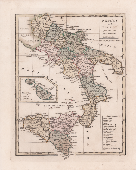 Naples and Sicily from the Latest Observations