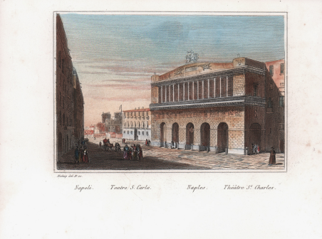 Napoli. Teatro S. Calrlo. / Naples. Théâtre St. Charles.
