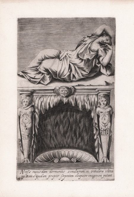 Ninfae cuiusdam dormientis simulacrum. (Arianna)