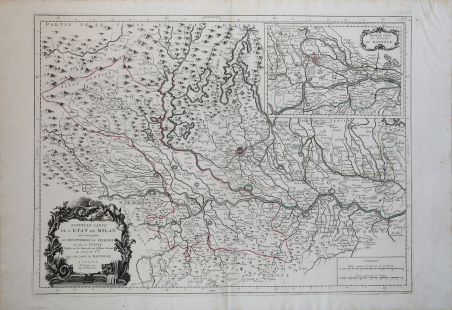 Nouvelle Carte de l'Etat de Milan avec une partie du …