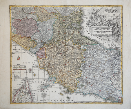 Novissima et accuratissima Delineatio Status Ecclesiae Magni Ducatus Hetruriae