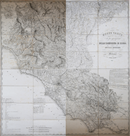 Nuova Carta Topografica della Campagna di Roma Antica e Moderna