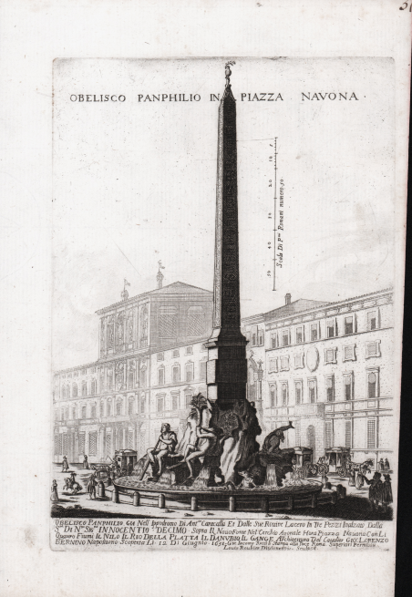 Obelisco Panphilio in Piazza Navona