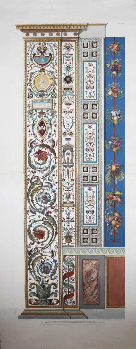 Ornati delle Logge di Raffaello nel Vaticano - Tav. IX