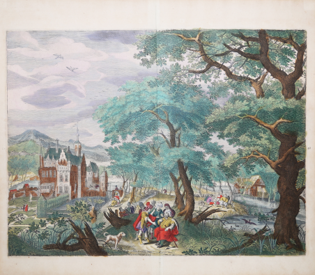 Paesaggio con David e Nabal