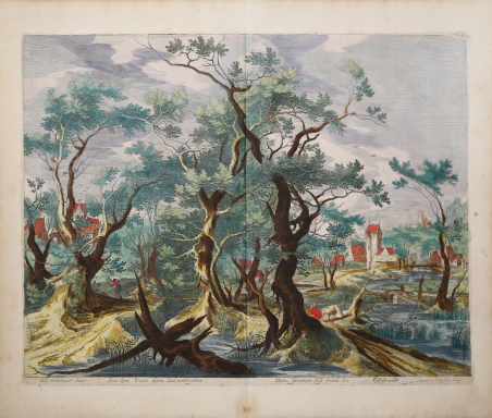 Paesaggio con il profeta di Giuda assalito da un leone