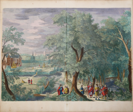 Paesaggio con la parabola del lavoratori della vigna