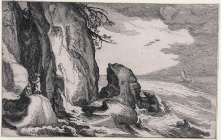 Paesaggio in riva al mare