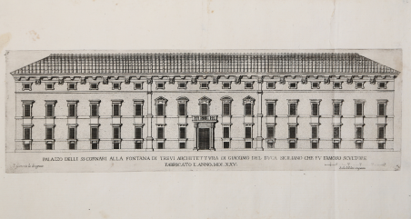 Palazzo delli SS. Cornari alla Fontana di Trevi architettura di …