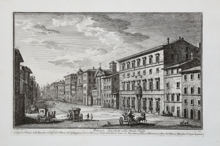 Palazzo Sacchetti sulla Strada Giulia