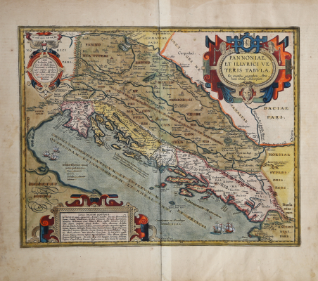 Pannoniae, et Illyrici Veteris Tabula