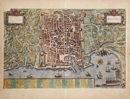 Panormus Corona regis et urbium Sicularum maxima emporium celebratissimum