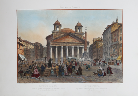 PanthÃ©on d'Agrippa, aujourd'hui Eglise de S.te Marie des Martyrs, et …