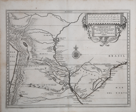 Paraguay ò Prov. de Rio de La Plata: cum adiacentibus …