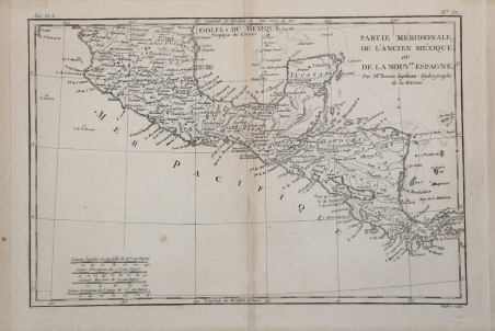 Partie Meridionale de l'Ancien Mexique ou de la Nouv.le Espagne