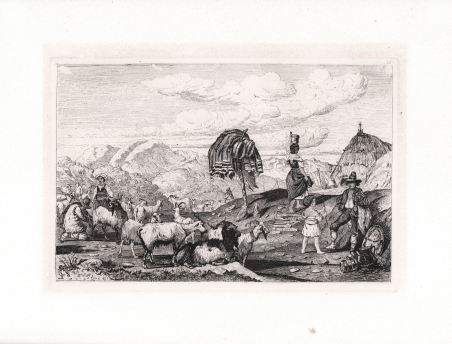 Pastori sui monti, vicino Civitella