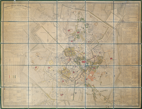 Pianta della Città di Milano