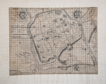 Pianta della citta di Riminio come si trova nel’ ano …