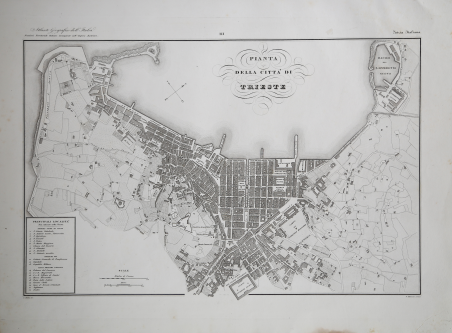 Pianta della Città di Trieste