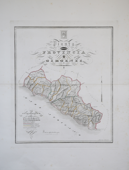 Pianta della Provincia di Girgenti