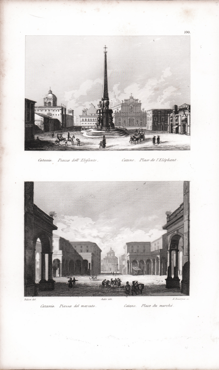 Piazza dell'Elefante / Piazza del mercato - Catania