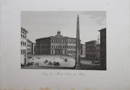 Piazza di Monte Citorio in Roma