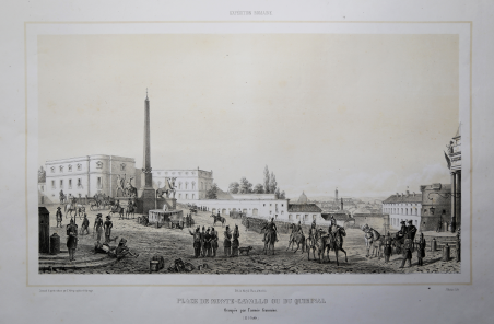 Place de Monte-cavallo ou du Quirinal Occupée par l'armée francaise