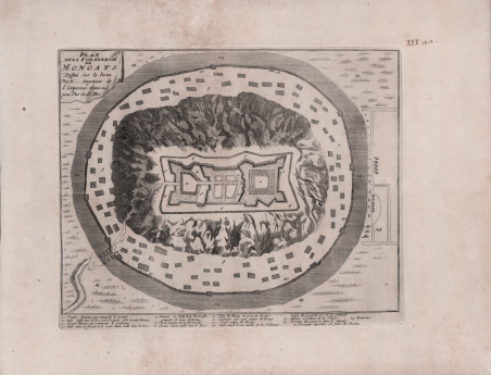 Plan de la Forteresse de Mongats