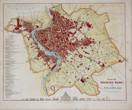 Plan of Modern Rome