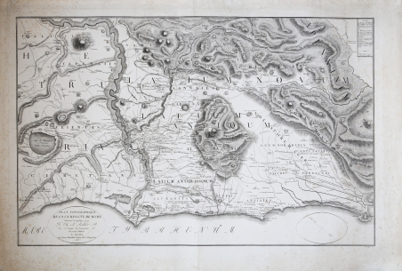 Plan Topographique de la Campagne de Rome
