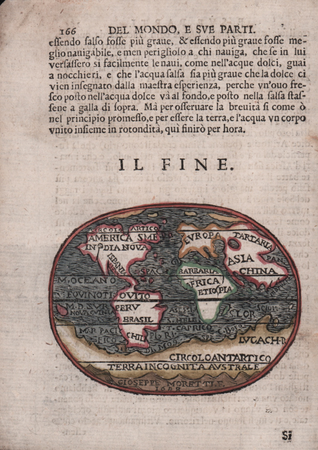 Planisfero a proiezione ovale